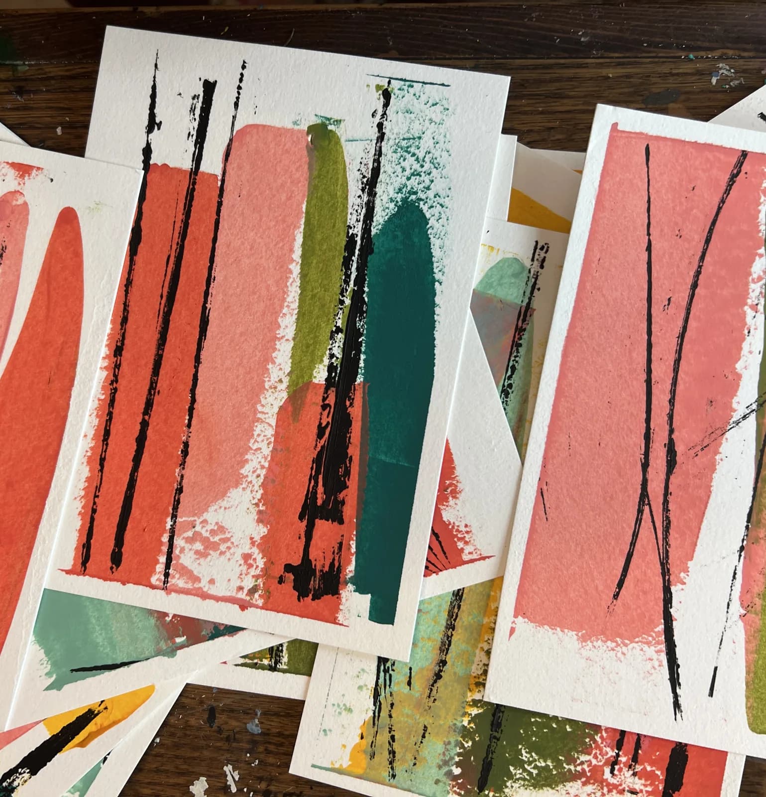 Abstract Florida inspired prints by Melanie Dilly